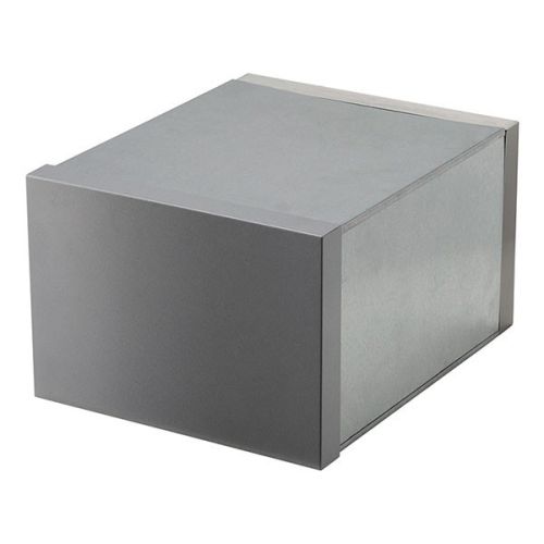 Stainless Steel Milano Brick In Front Open Mailbox suits A4 - Includes Sleeve